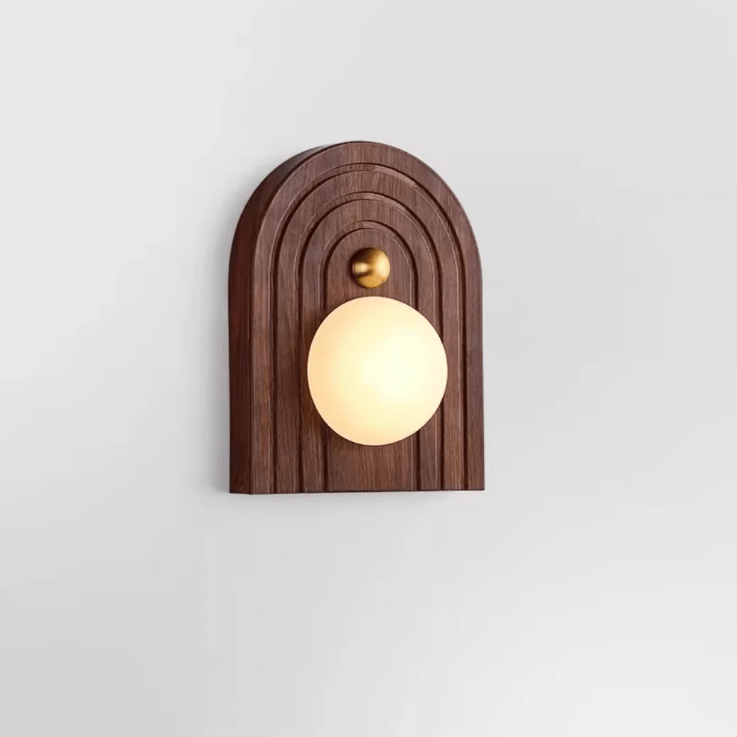 Solaris Timber Alabaster Sconce