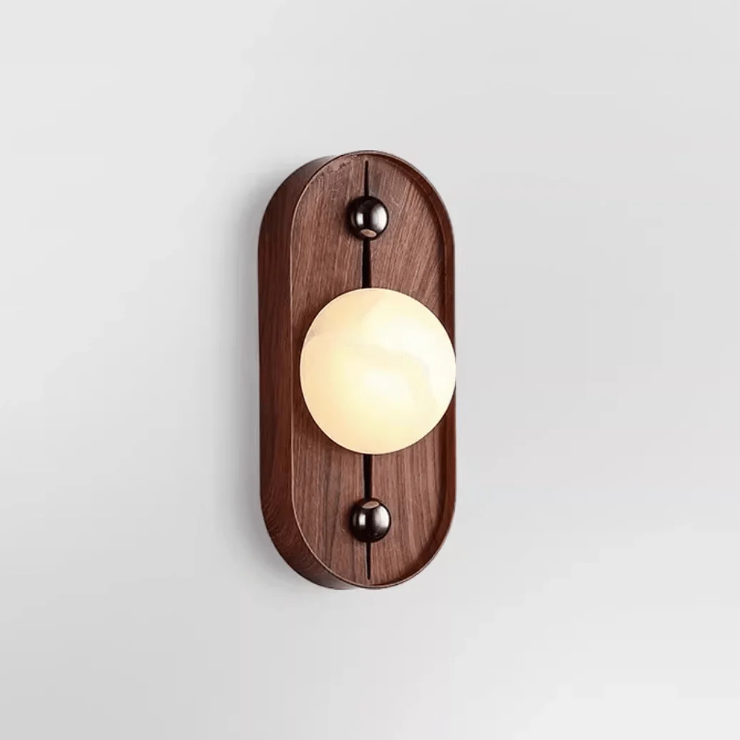 Solaris Timber Alabaster Sconce