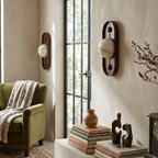 Solaris Timber Alabaster Sconce