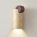 Solenne Curve Travertine Wall Lamp