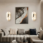 Split Alabaster Seed Sconce