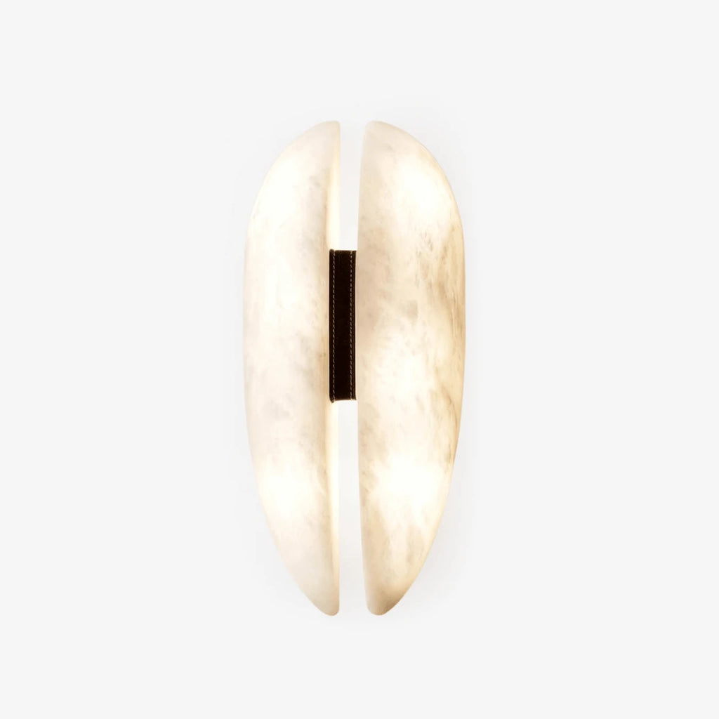 Split Alabaster Seed Sconce