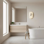 Split Alabaster Seed Sconce
