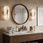 Split Alabaster Seed Sconce