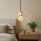 Illuminated Modern Multi-Light Spider Chandelier Studio Shot