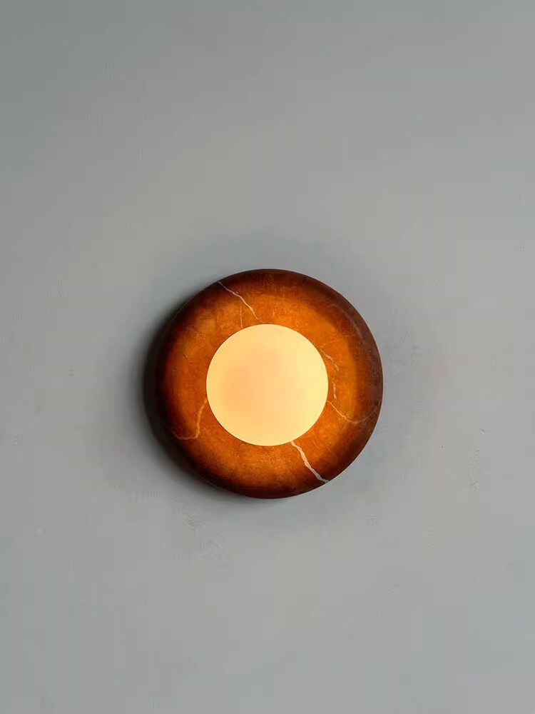 Stone Series Round Wall Sconce