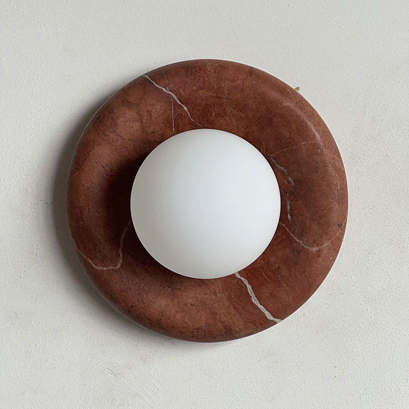Stone Series Round Wall Sconce