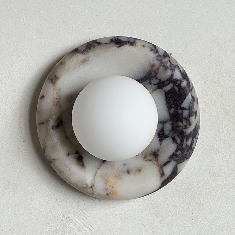 Stone Series Round Wall Sconce