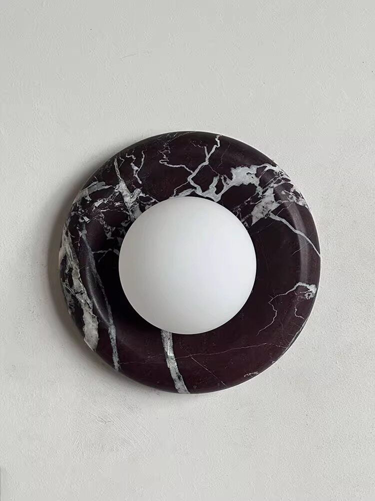Stone Series Round Wall Sconce