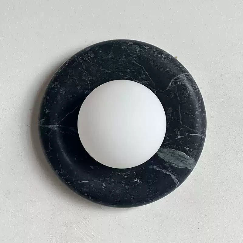 Stone Series Round Wall Sconce