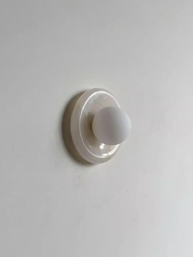 Stone Series Round Wall Sconce