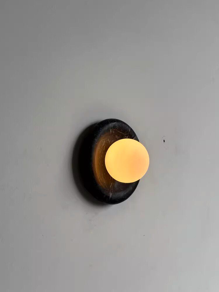 Stone Series Round Wall Sconce