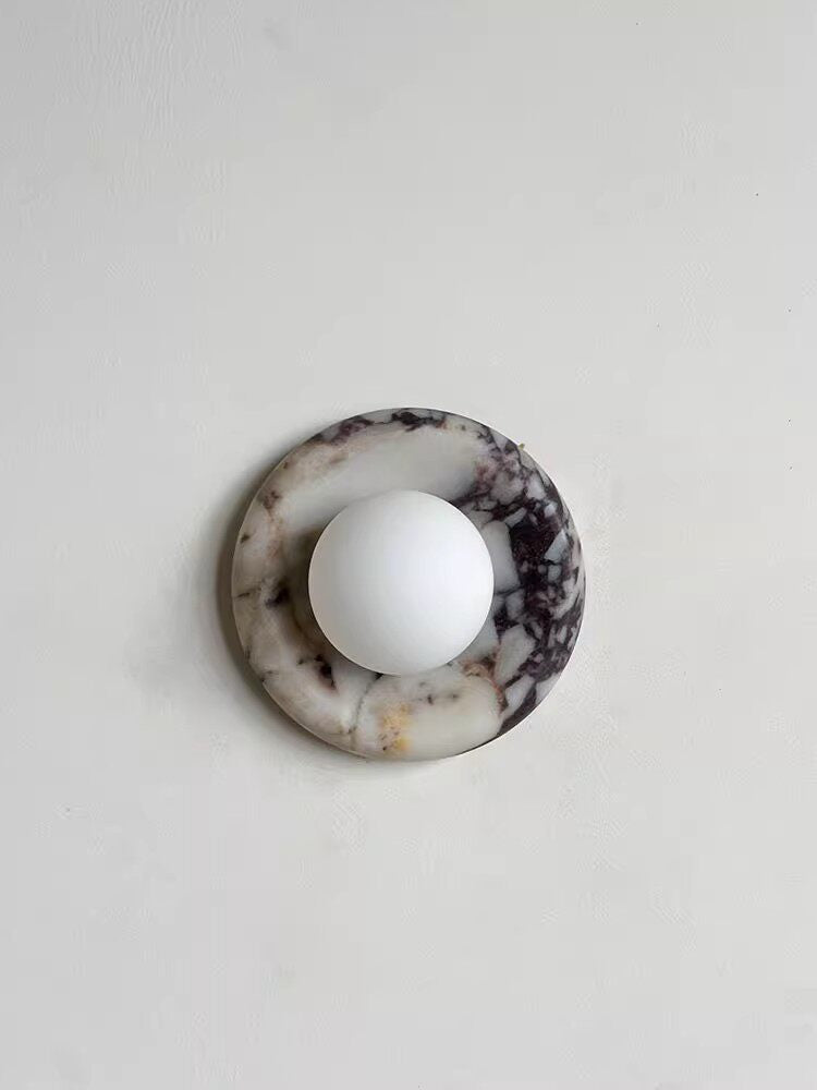 Stone Series Round Wall Sconce