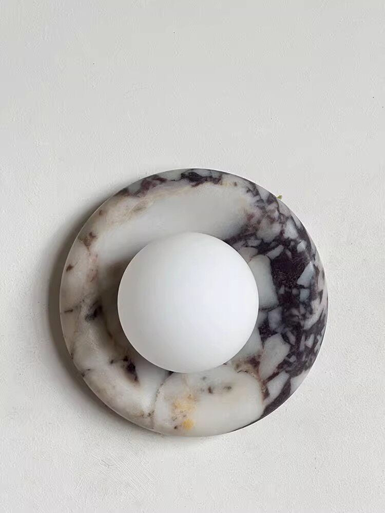 Stone Series Round Wall Sconce