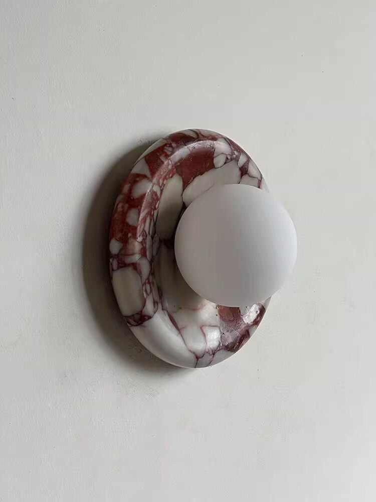 Stone Series Round Wall Sconce
