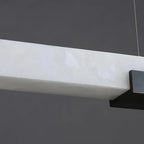 Close Up View of Natural Alabaster Stone Texture and Illumination
