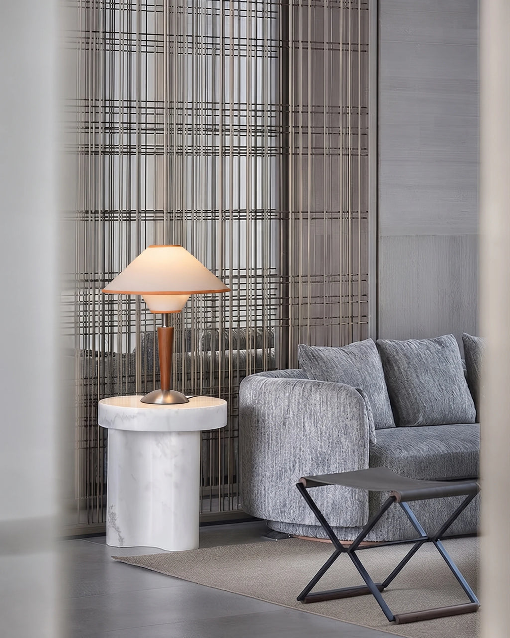 Modern Table Lamp in Contemporary Living Room