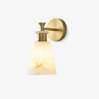 Tapered Alabaster Glass Sconce