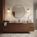 Tapered Alabaster Glass Sconce
