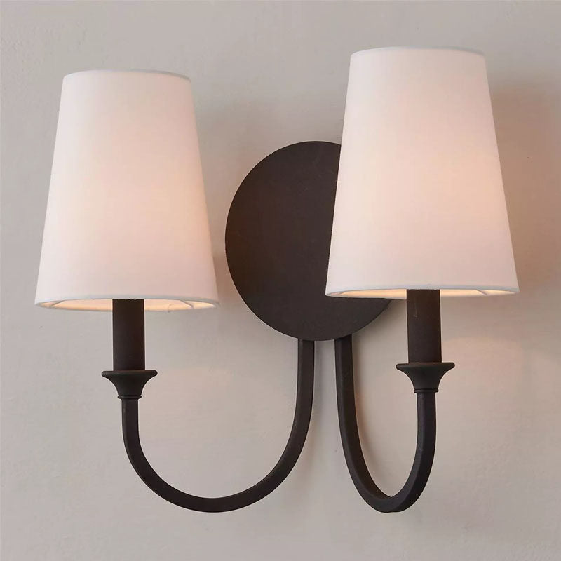 Thalia Linen Dual Wall Sconce