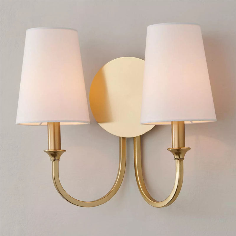 Thalia Linen Dual Wall Sconce