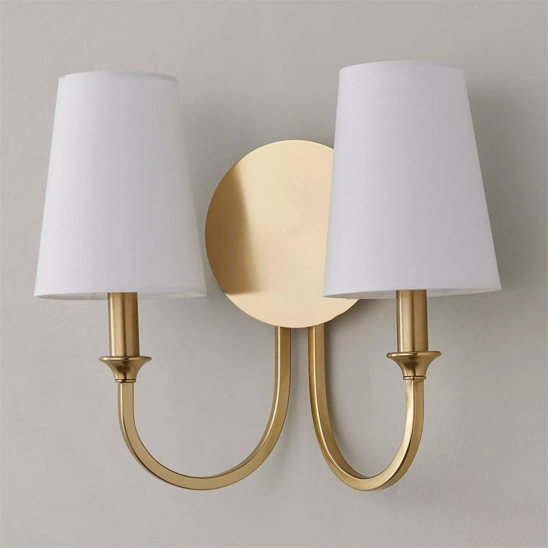 Thalia Linen Dual Wall Sconce