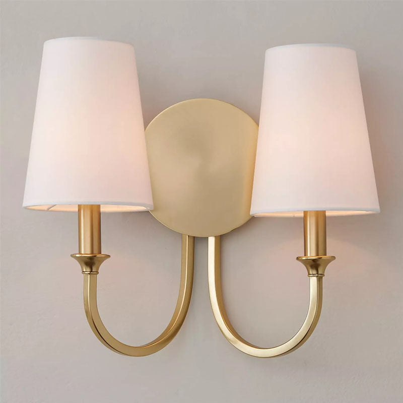 Thalia Linen Dual Wall Sconce