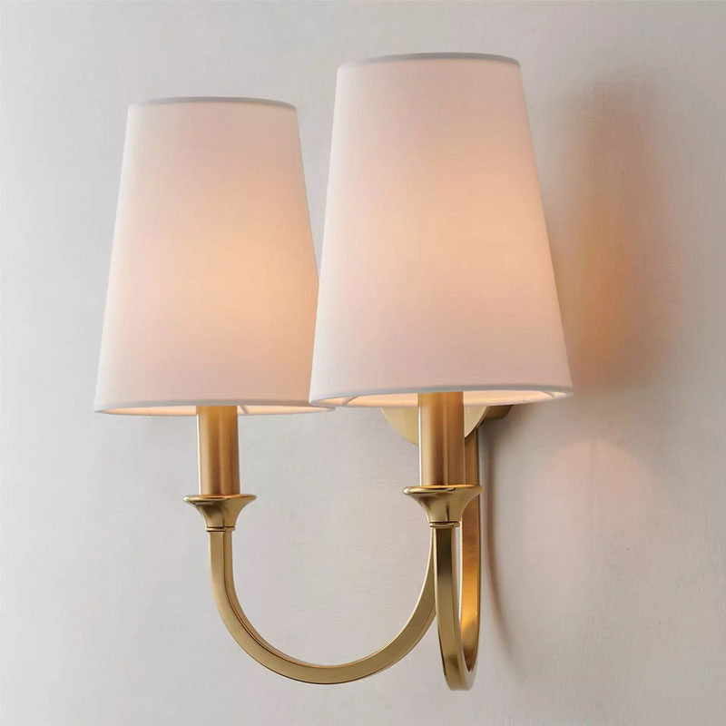 Thalia Linen Dual Wall Sconce