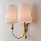 Thalia Linen Dual Wall Sconce