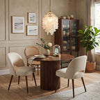 Tiered Brass Capiz Shell Pendant