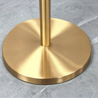 Tiffany-Style Amber Floral Floor Lamp
