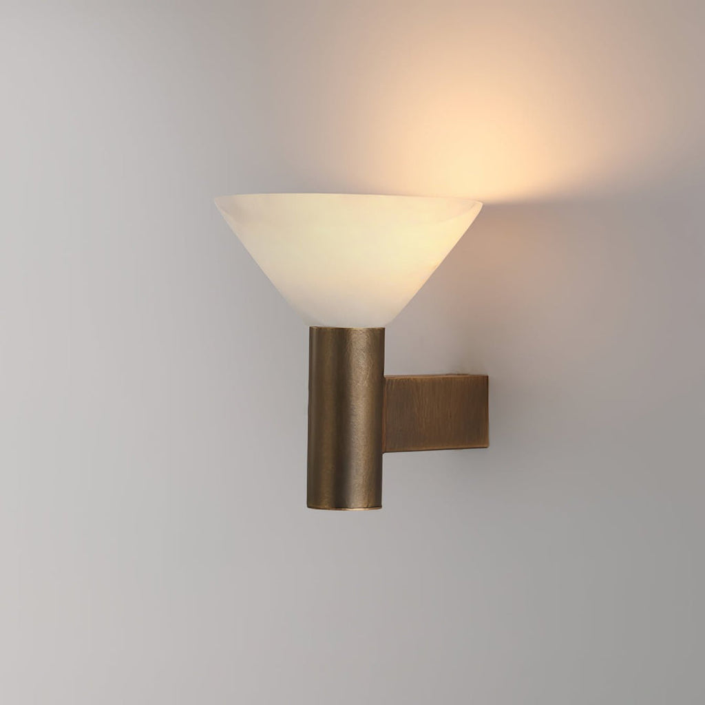 Torres Alabaster Cone Sconce