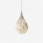 Tova Teardrop Alabaster Pendant Lamp