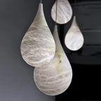 Tova Teardrop Alabaster Pendant Lamp