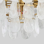 Close Up View of Modern Brass Canopy and Frame Connection Details