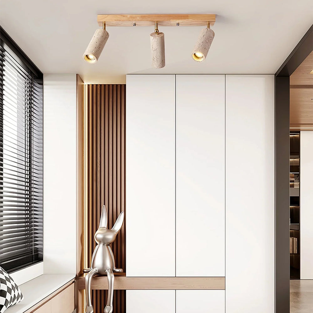 Travertine Ceiling Light