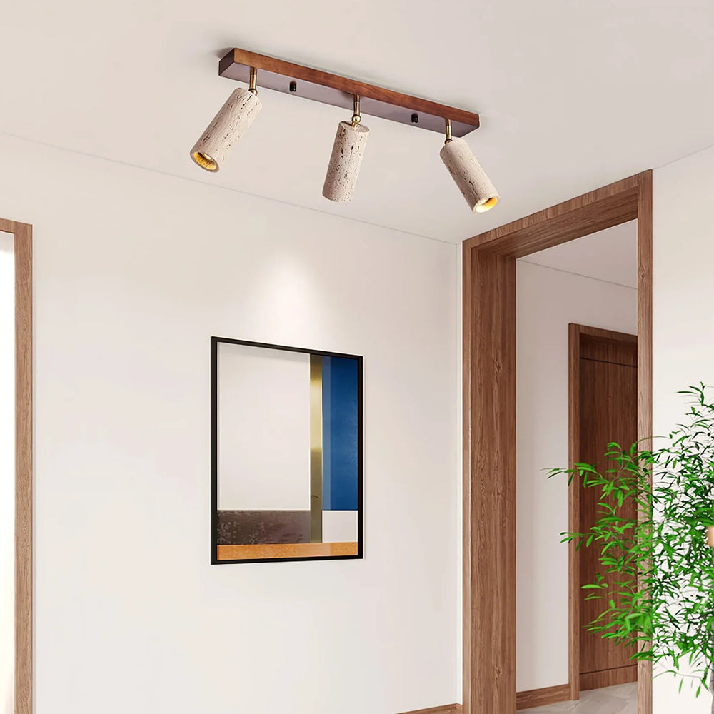 Travertine Ceiling Light