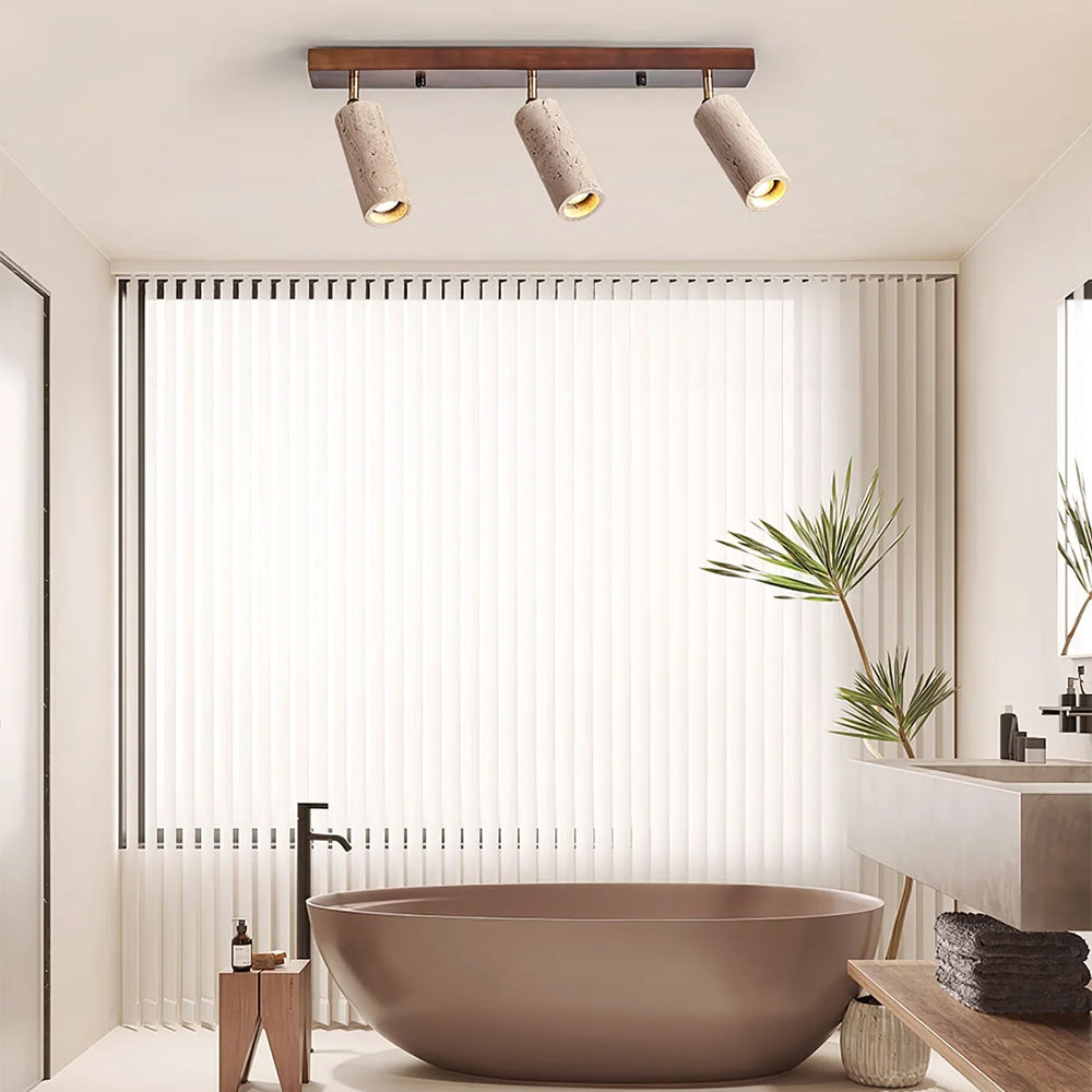 Travertine Ceiling Light