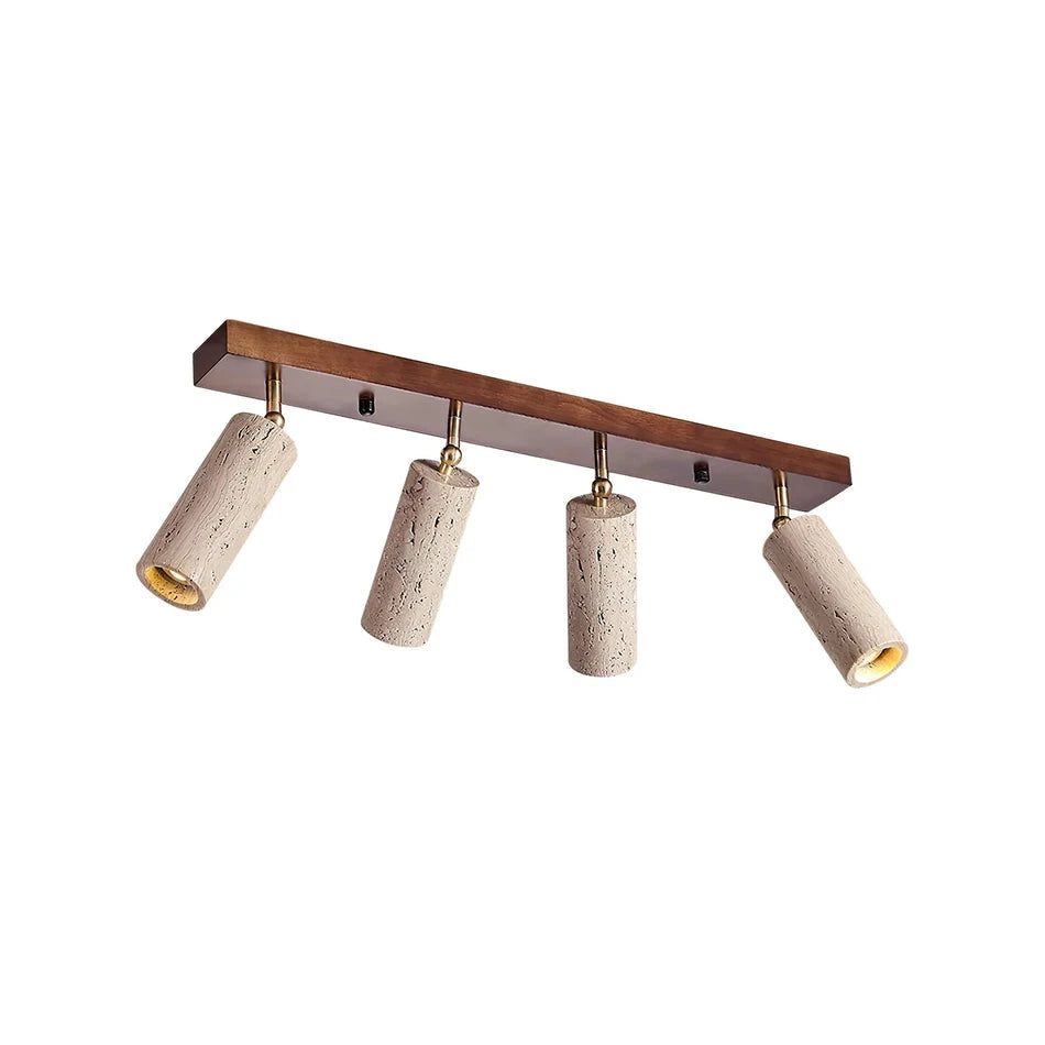 Travertine Ceiling Light main product image for low ceiling warm minimalist lighting
