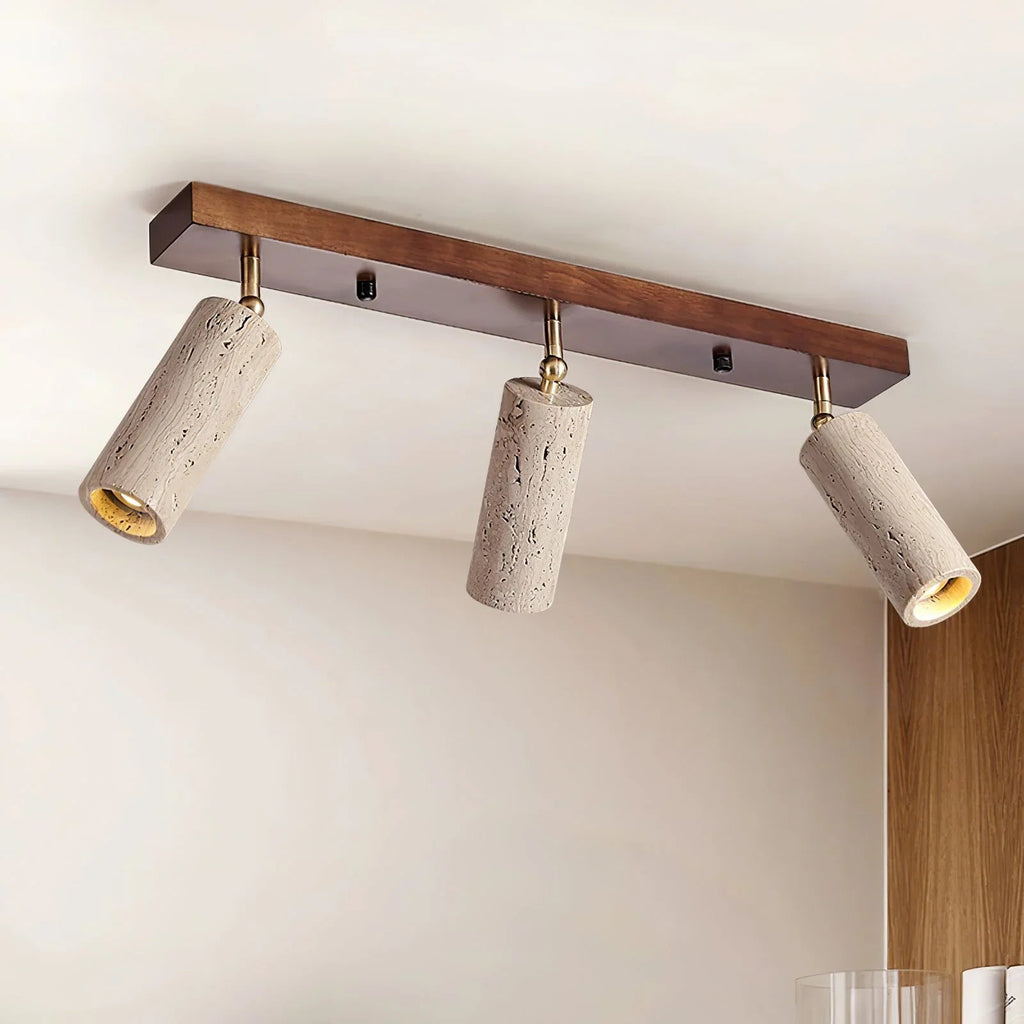 Travertine Ceiling Light