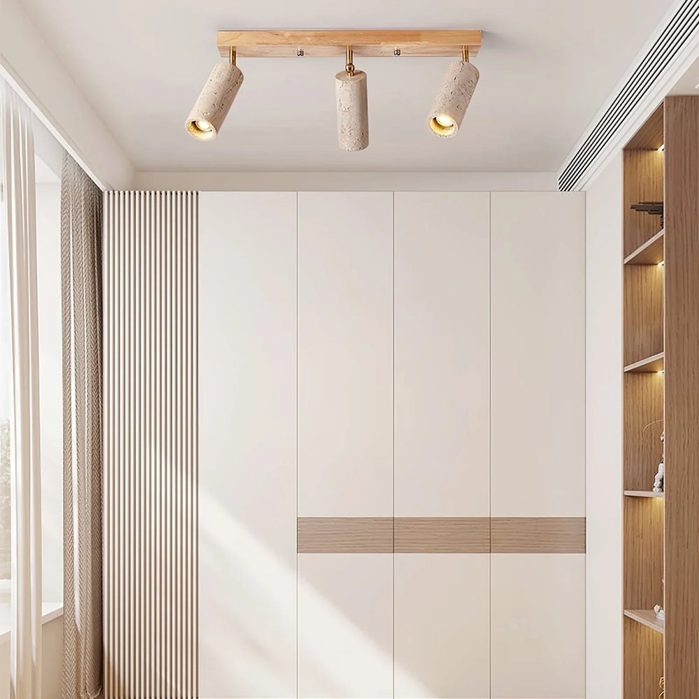 Travertine Ceiling Light