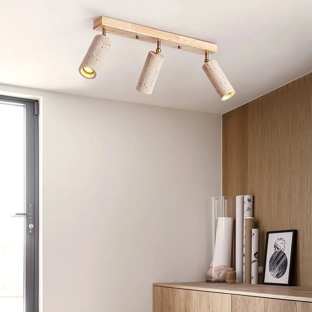Travertine Ceiling Light