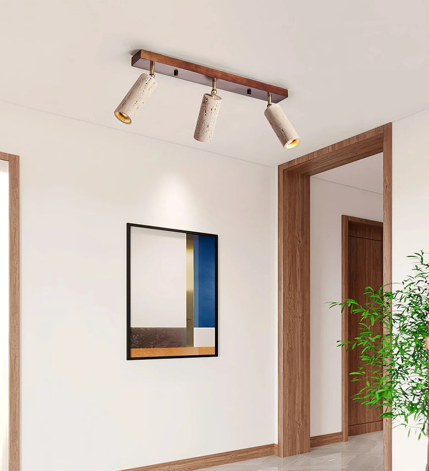 Travertine Ceiling Light