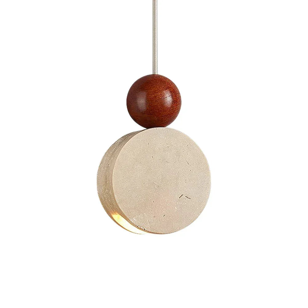 Travertine Liora Tiered Pendant Light