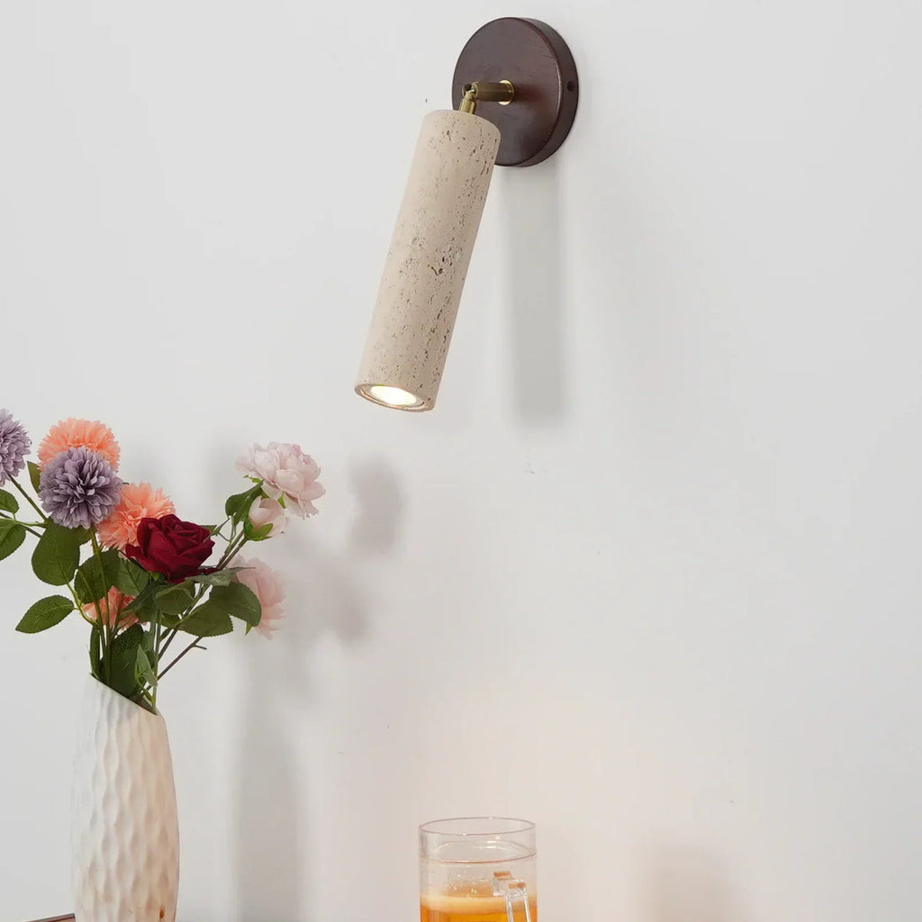 Travertine Mireille Wall Lamp
