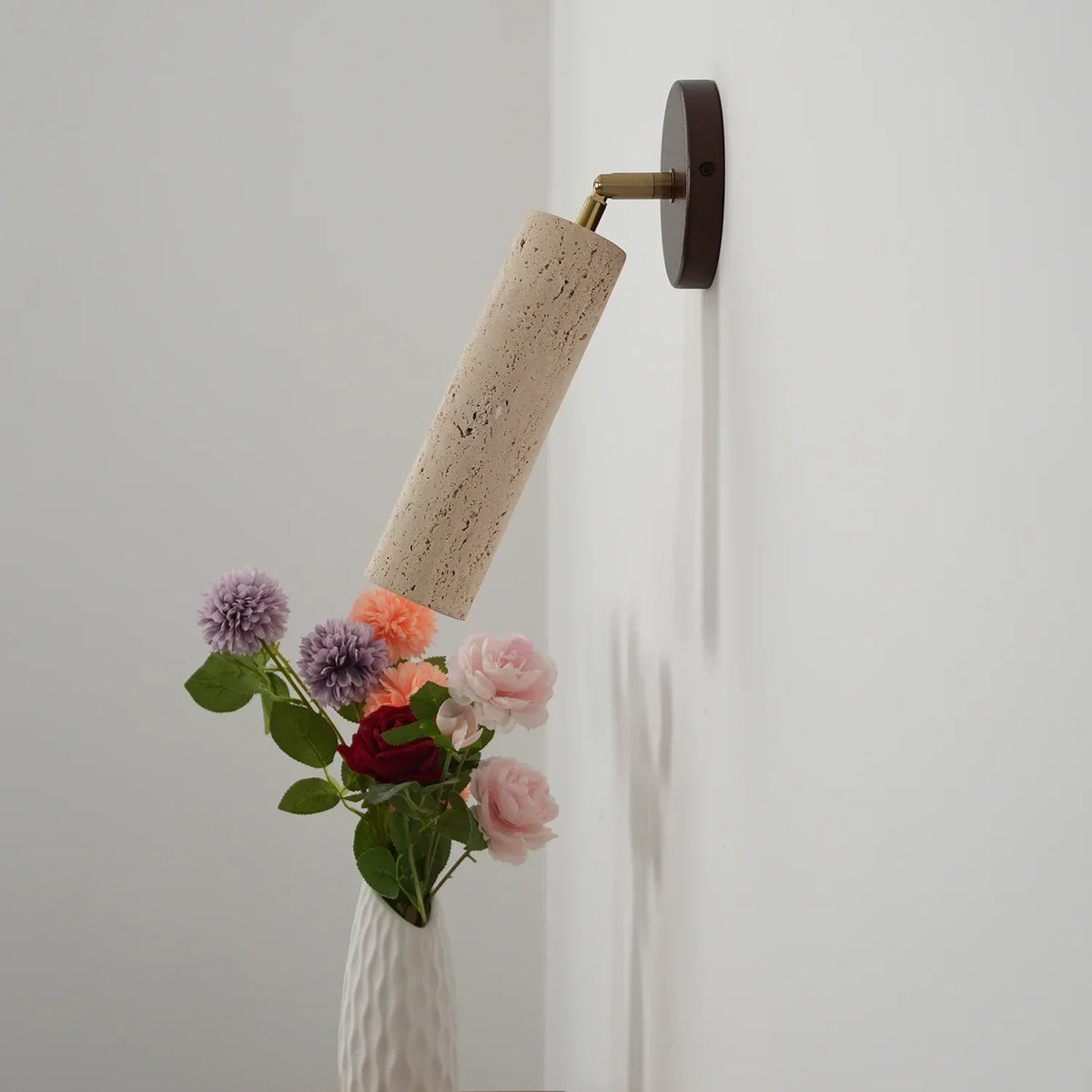 Travertine Mireille Wall Lamp