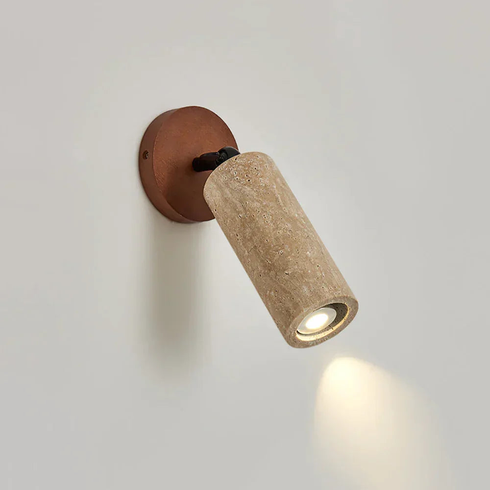 Travertine Mireille Wall Lamp