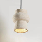 Wabi Sabi Travertine Pendant Light Downlight Studio Shot