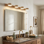 Travertine Duo Wood Wall Light