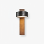 Travertine Walnut LED Sconce